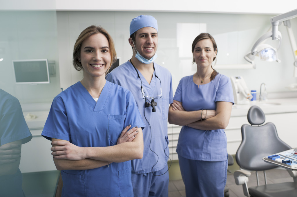 A group of dental professionals